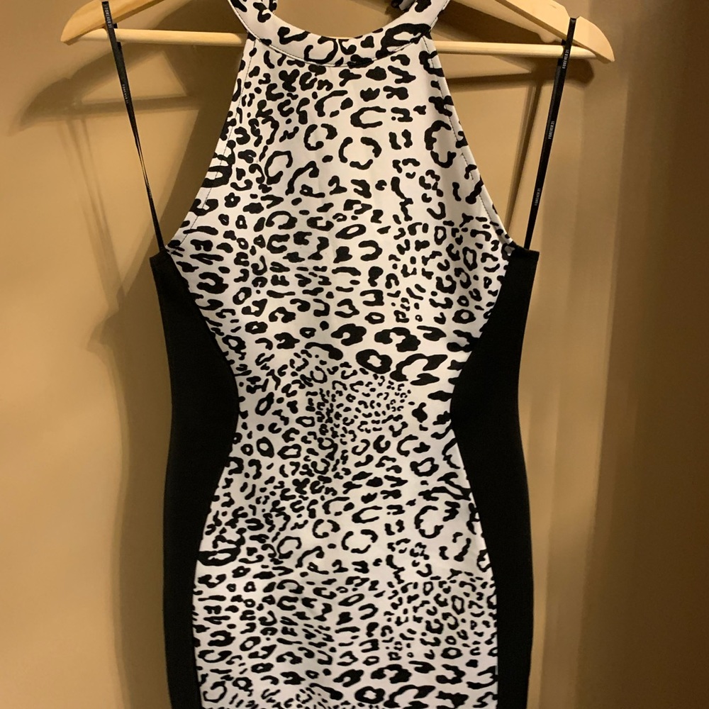 Forever 21 leopard mini dress